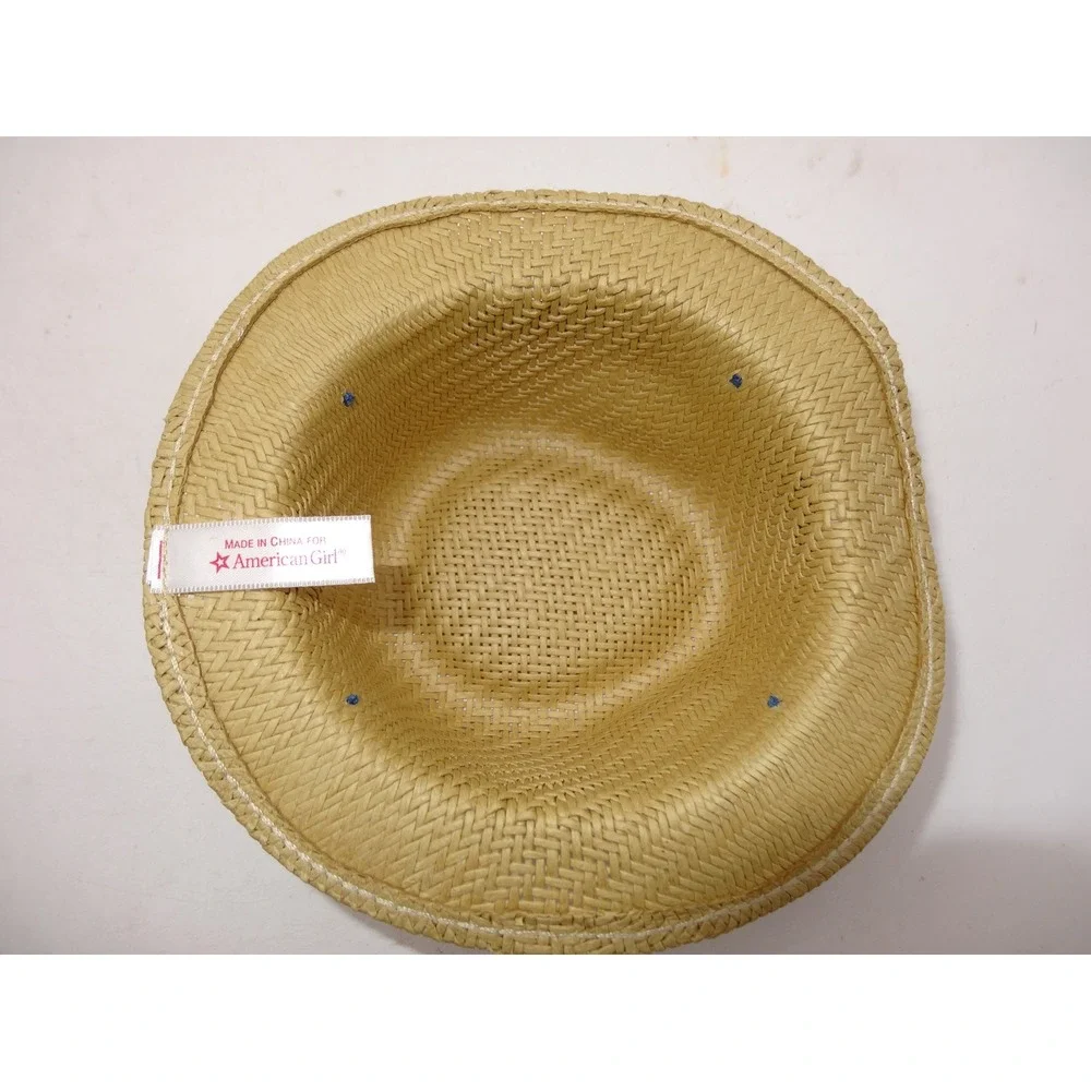 American Girl Doll Truly Me Show Your Sweet Side Accessories Fedora Hat Tan Navy